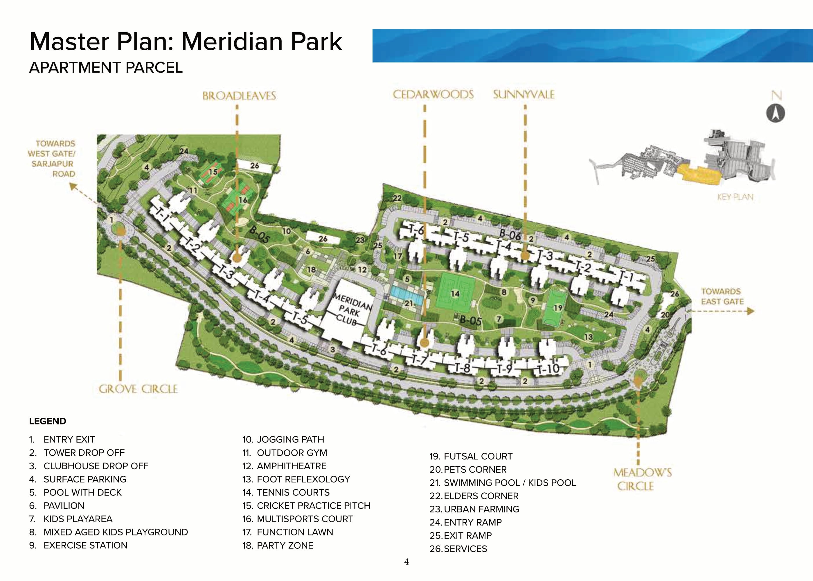 Prestige Meridian Park Master Plan